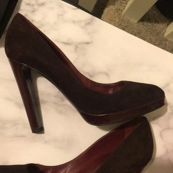 Sergio Rossi vero cucio suede italian pumps 39 - Picture 8 of 14